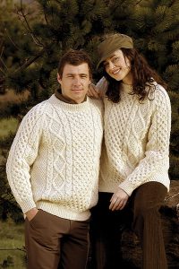 La maglieria: Aran irlandese
