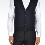 La maglieria : gilet in maglia.