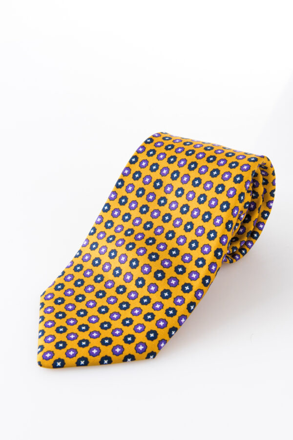 Seven-fold Tie – Aniceta Giallo Senape