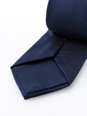 Cravatta Gianni Blu-dettaglio lavorazione