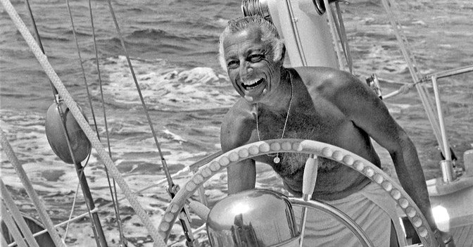 Gianni Agnelli in barca