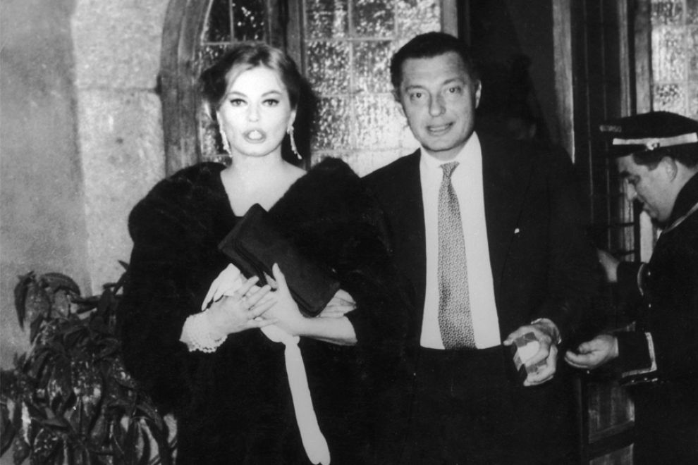 Gianni Agnelli con Anita Ekberg
