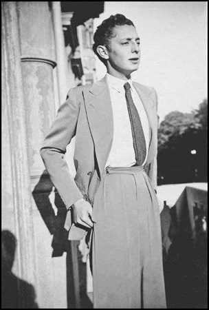 Un giovanissimo Giovanni Agnelli.