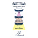 Piramide Olfattiva "Villar Perosa". Famiglia cipriata legnosa. Testa: Rosa, Fiore d'Arancio. Cuore: Iris, Nocciola, Liquore di Fico, Polvere di riso. Coda: Patchouly, Vaniglia, Muschi bianchi.