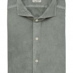 Xacus: Camicia tinta in capo old in tessuto Oxford