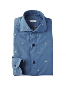Vincenzo di Ruggero: camicia 12 passaggi a mano, 100% cotone