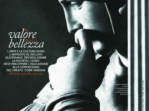 "Monsieur", la rivista dell'uomo extravagante - copertina n.132 Marzo 2014