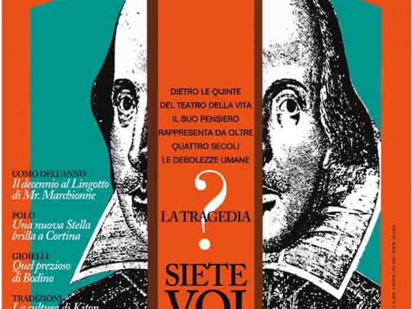 "Monsieur", la rivista dell'uomo extravagante - copertina n.133 Aprile 2014