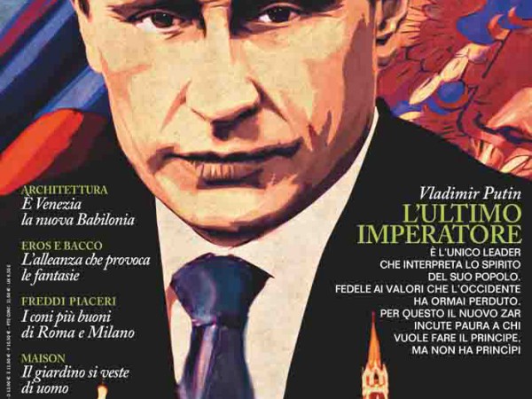 "Monsieur", la rivista dell'uomo extravagante - copertina n.136 Luglio 2014