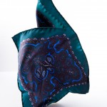 Pocket square MIRAFIORI green