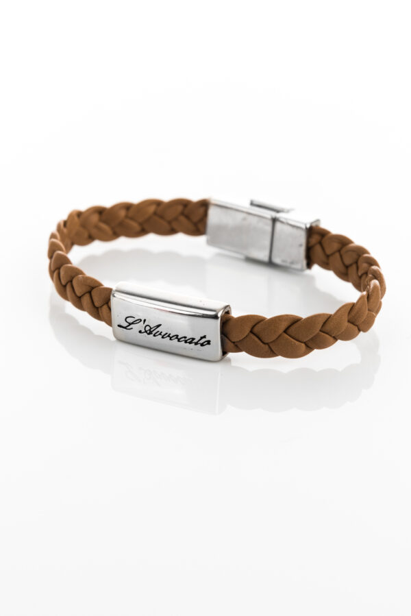 Bracciale in pelle Eddy cuoio