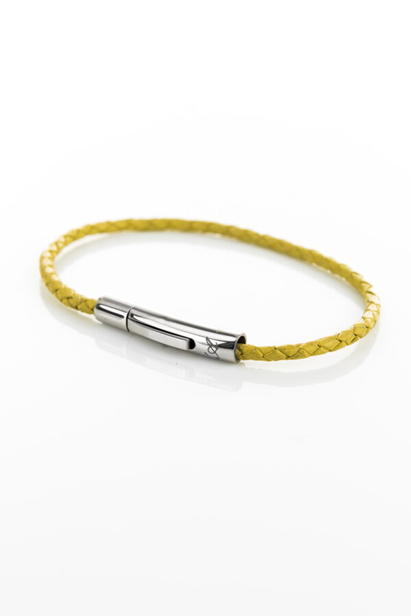 Bracciale in pelle Skin Giallo - L'Avvocato
