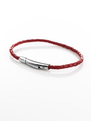 Bracciale in pelle Skin Rosso L'Avvocato