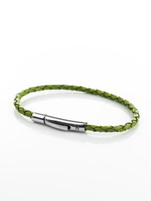 Bracciale in pelle Skin Verde -L'Avvocato