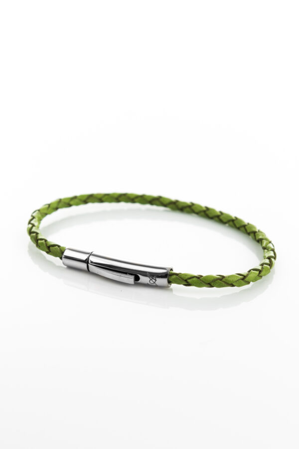 Bracciale in pelle Skin Verde -L'Avvocato