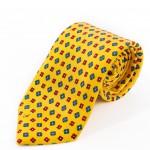 Cravatta Sette Pieghe Marella Giallo Ocra