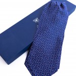 Ascot Gianni Blu Zaffiro con la sua confezione