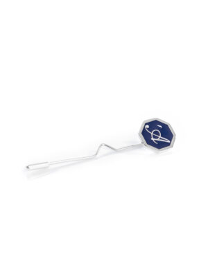 Spillone in argento e smalto blu "Oceano"